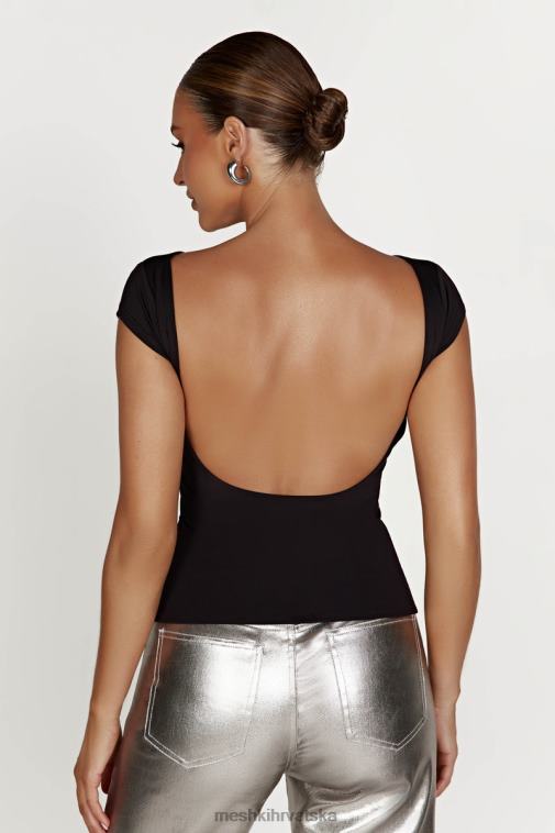 Meshki reyna gornji dio s parangalom od recikliranog najlona XH4NH828 odjeća crno