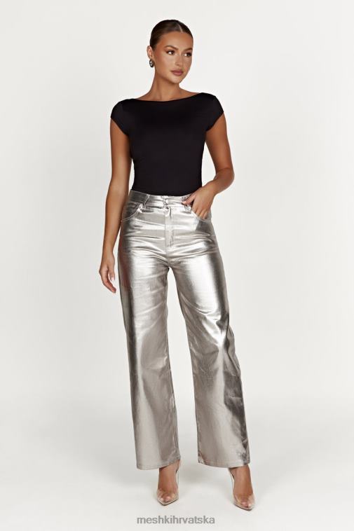 Meshki reyna gornji dio s parangalom od recikliranog najlona XH4NH828 odjeća crno