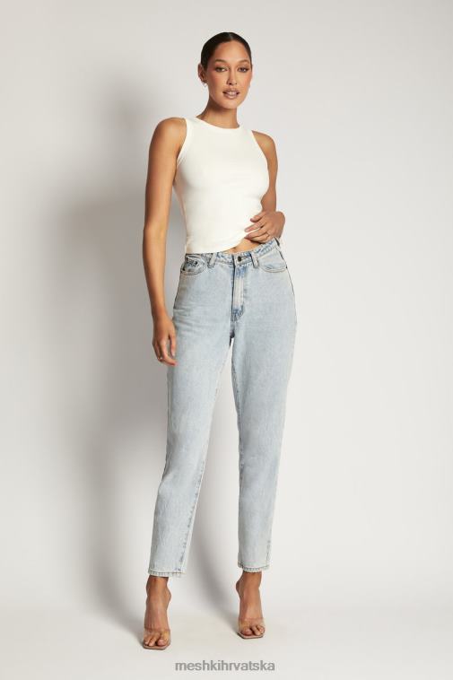 Meshki zanna rebrasta majica bez rukava XH4NH863 odjeća bijela