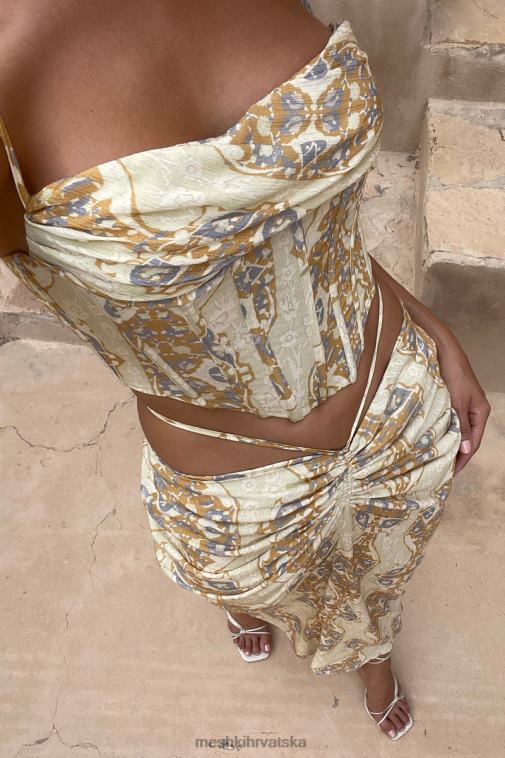 Meshki cyra gornji dio korzeta XH4NH972 odjeća perzijski ispis