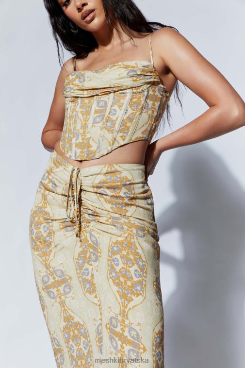 Meshki cyra gornji dio korzeta XH4NH972 odjeća perzijski ispis