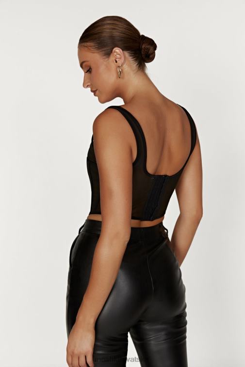 Meshki delaney korzet poprsje XH4NH875 odjeća crno