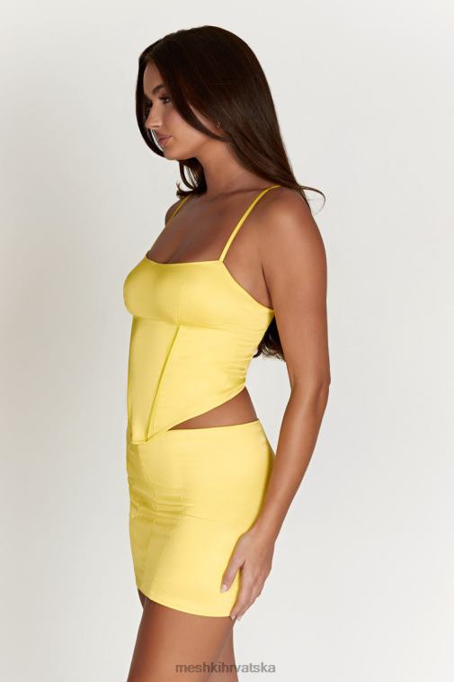 Meshki desirie dugi korzet XH4NH1003 odjeća limun