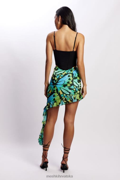 Meshki janice gornji dio korzeta s parangalom XH4NH1051 odjeća crno