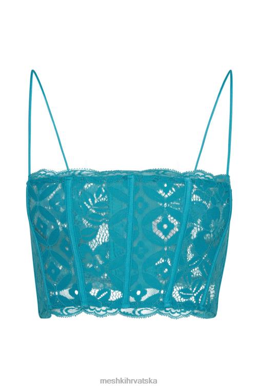 Meshki steznik od čipke s bellamyjevom školjkom XH4NH1043 odjeća akvamarin