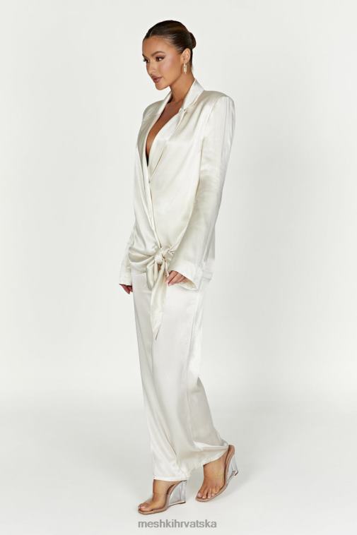 Meshki aspyn satenska jakna XH4NH1653 odjeća slonovača