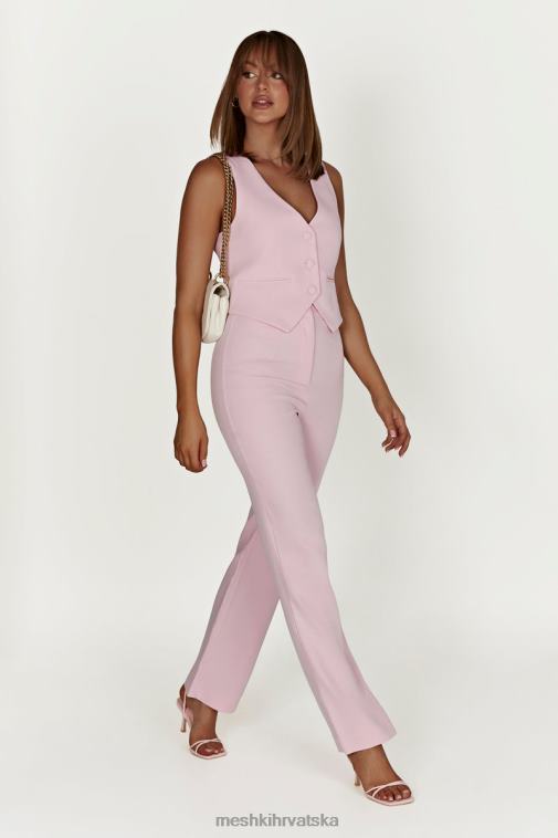 Meshki blair krep kaput oko struka XH4NH956 odjeća rumenilo ružičasto