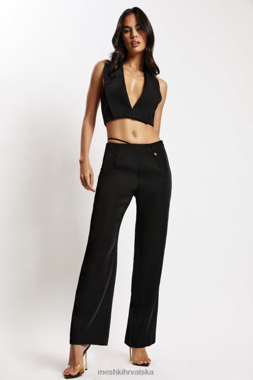 Meshki semara skraćeni prsluk XH4NH1155 odjeća crno