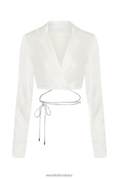 Meshki talulah diamante košulja od užeta XH4NH1034 odjeća bijela