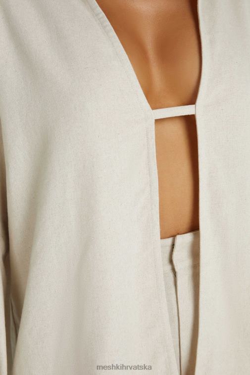 Meshki tasha prevelika lanena košulja XH4NH818 odjeća prirodni