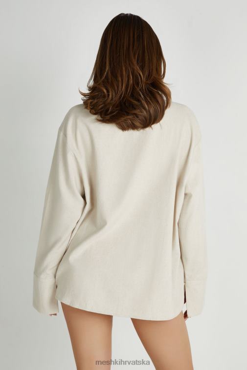 Meshki tasha prevelika lanena košulja XH4NH818 odjeća prirodni