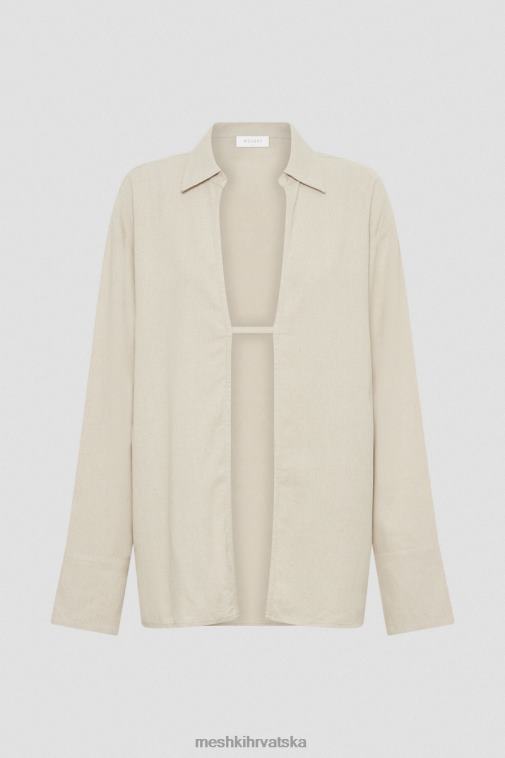 Meshki tasha prevelika lanena košulja XH4NH818 odjeća prirodni