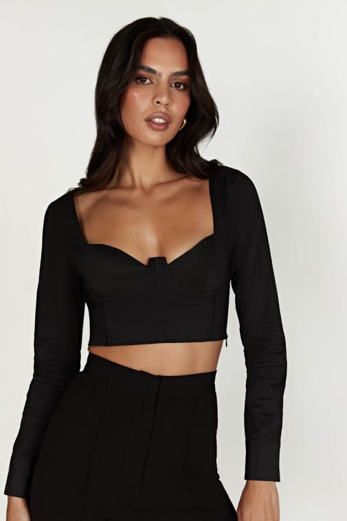 Meshki zahara korzet košulja XH4NH982 odjeća crno