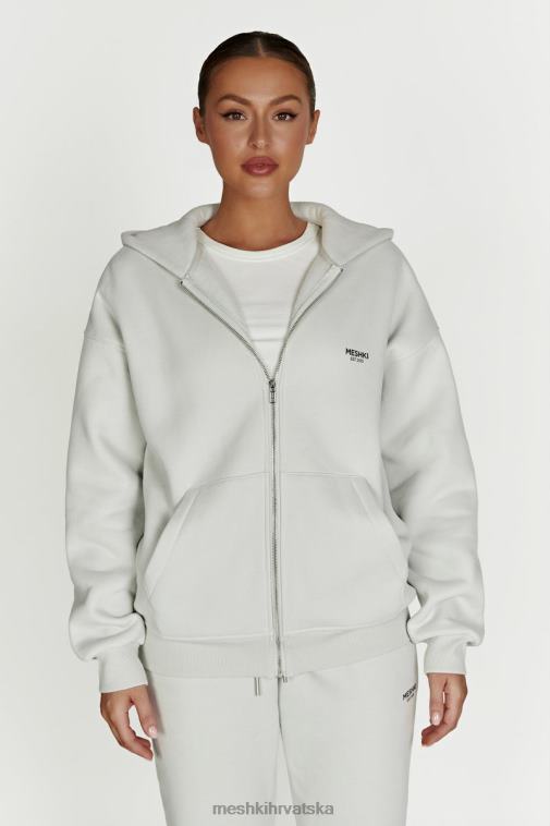 Meshki corrie majica s patentnim zatvaračem XH4NH880 odjeća dim siv