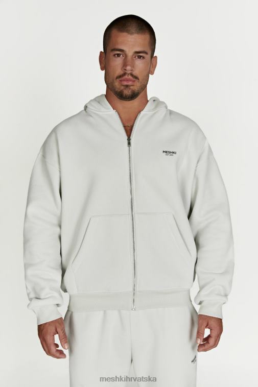 Meshki corrie majica s patentnim zatvaračem XH4NH880 odjeća dim siv