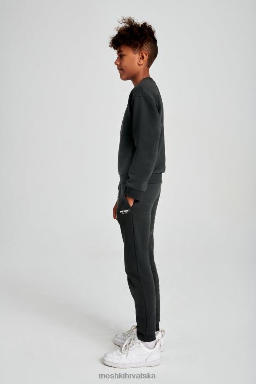 Meshki phoenix ku džemper s ovratnikom XH4NH1501 odjeća sumrak crn