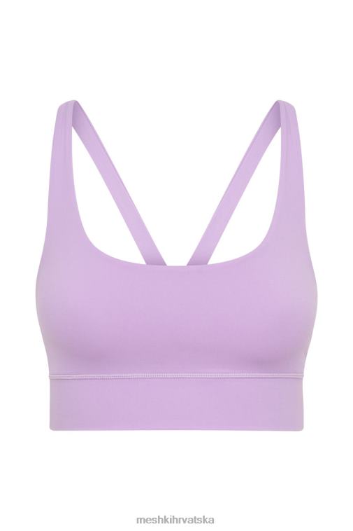 Meshki elise v back cami skraćeni top XH4NH1115 odjeća lila