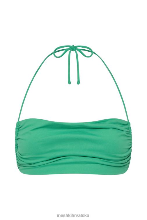 Meshki jantarna majica s naborima XH4NH1200 odjeća zelena