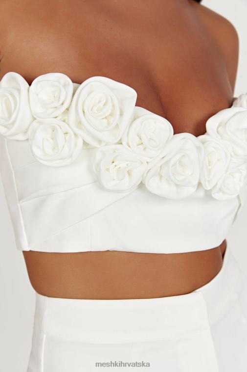 Meshki paloma rose crop top XH4NH868 odjeća bijela