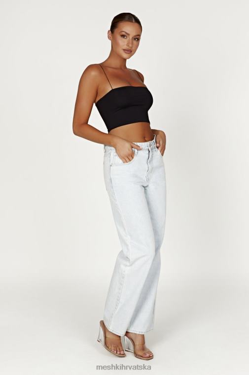 Meshki yvonne cami kratki top XH4NH939 odjeća crno