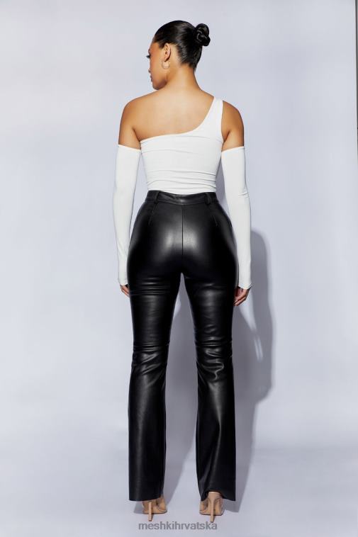 Meshki lexi izrezani bodi na jedno rame XH4NH1053 odjeća bijela