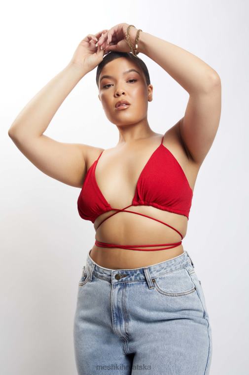 Meshki suzie triangle bralette XH4NH1197 odjeća čili paprika