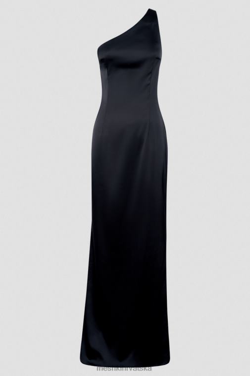 Meshki harper haljina na jedno rame XH4NH232 odjeća crno