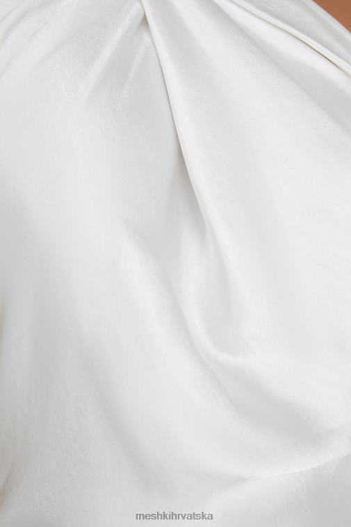 Meshki laura halter satenska haljina XH4NH233 odjeća bijela