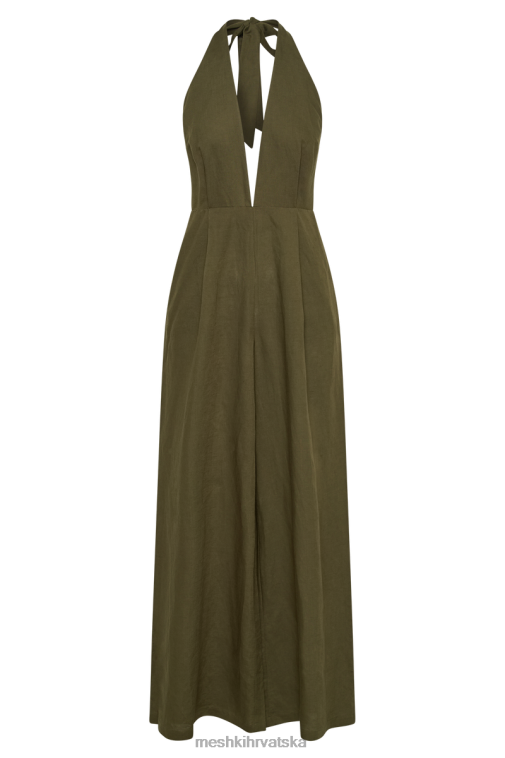 Meshki blanca laneni kombinezon s halterima XH4NH1226 odjeća kaki