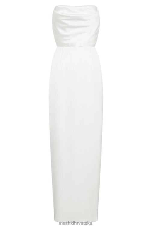 Meshki alanis maxi haljina bez naramenica XH4NH307 odjeća bijela