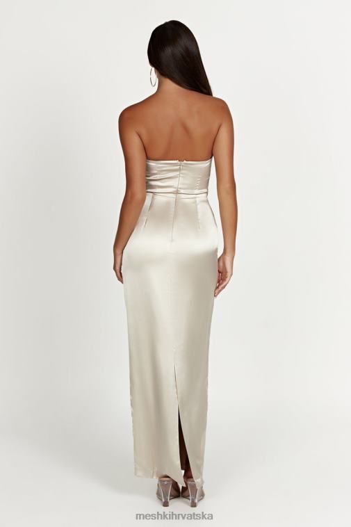 Meshki alanis maxi haljina bez naramenica XH4NH336 odjeća šampanjac
