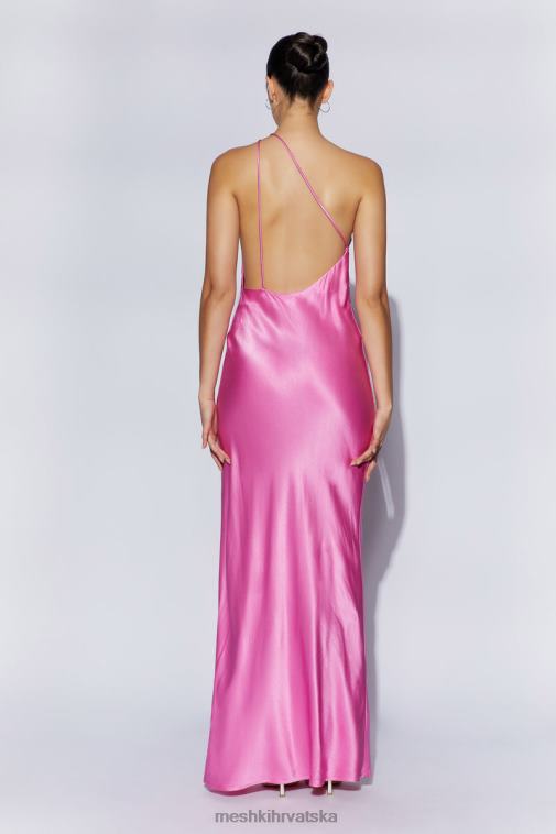 Meshki alena maxi haljina na jedno rame XH4NH462 odjeća ružičasta