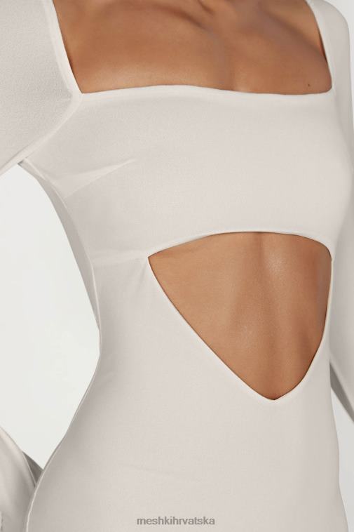 Meshki ashleigh izrezana bandeau maksi haljina XH4NH549 odjeća kost