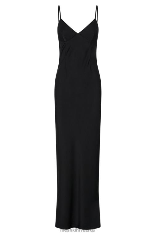 Meshki baily satenska maksi haljina XH4NH555 odjeća crno