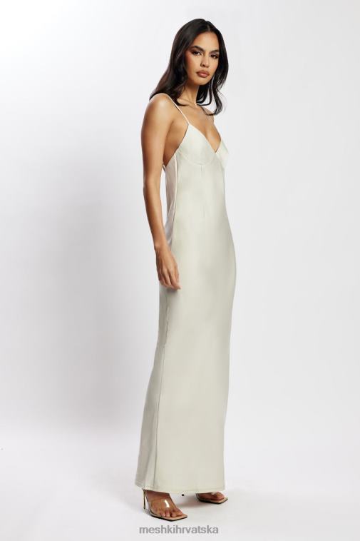 Meshki baily satenska maksi haljina XH4NH702 odjeća srebro