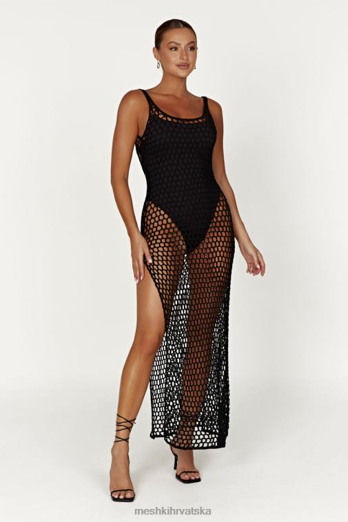 Meshki bodhi heklana maksi haljina XH4NH541 odjeća crno