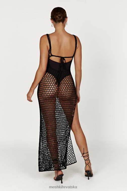 Meshki bodhi heklana maksi haljina XH4NH541 odjeća crno