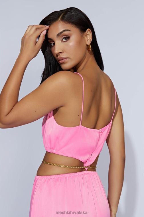 Meshki colette maxi haljina s lancem XH4NH597 odjeća žvakaća guma ružičasta