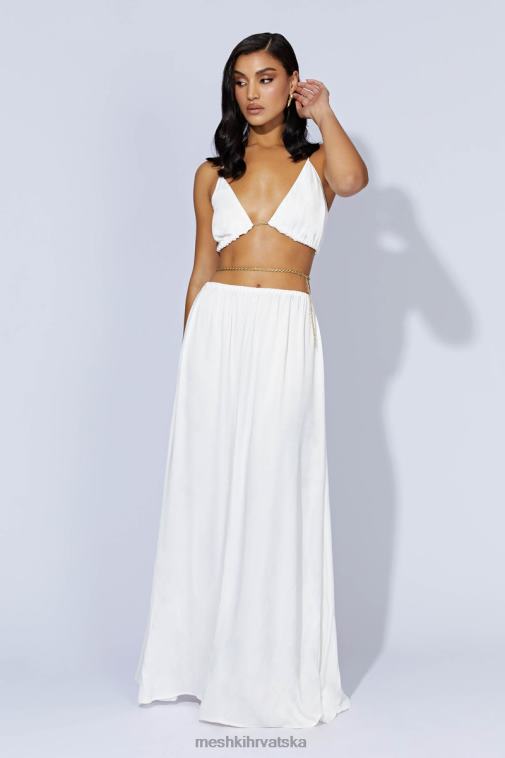 Meshki colette maxi haljina s lancem XH4NH650 odjeća bijela