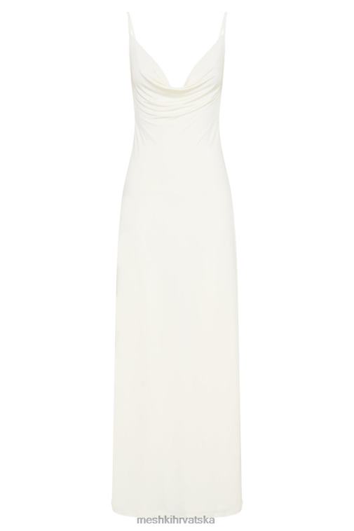 Meshki darcy cowl maxi haljina s niskim leđima XH4NH576 odjeća kost