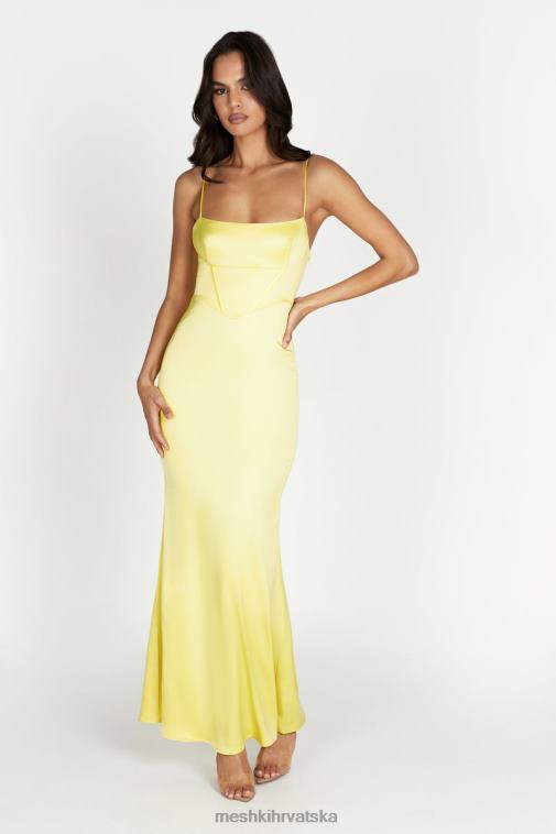 Meshki desirie korzet maxi haljina XH4NH484 odjeća limun