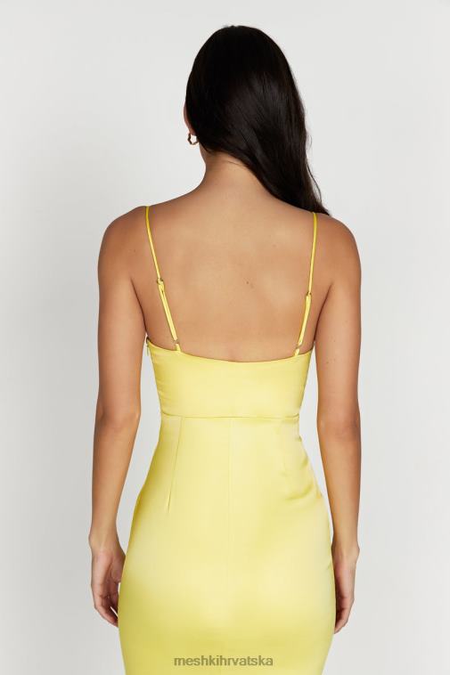 Meshki desirie korzet maxi haljina XH4NH484 odjeća limun
