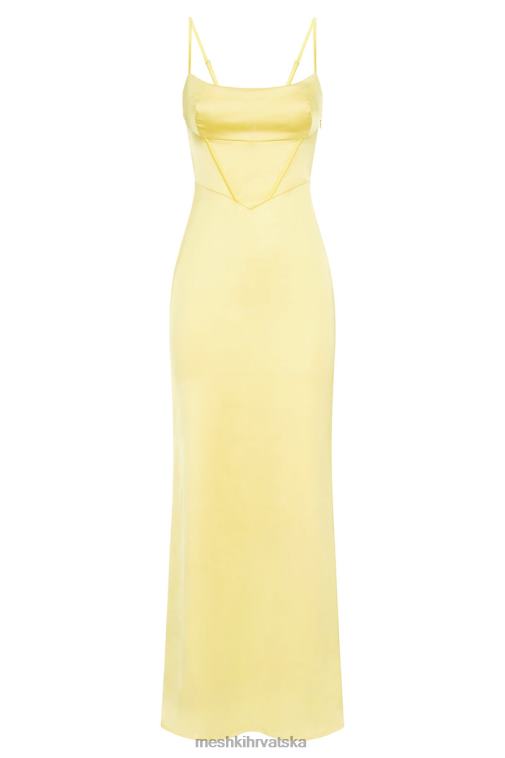 Meshki desirie korzet maxi haljina XH4NH484 odjeća limun