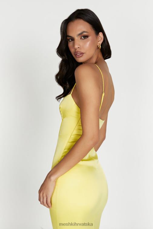 Meshki desirie korzet maxi haljina XH4NH484 odjeća limun