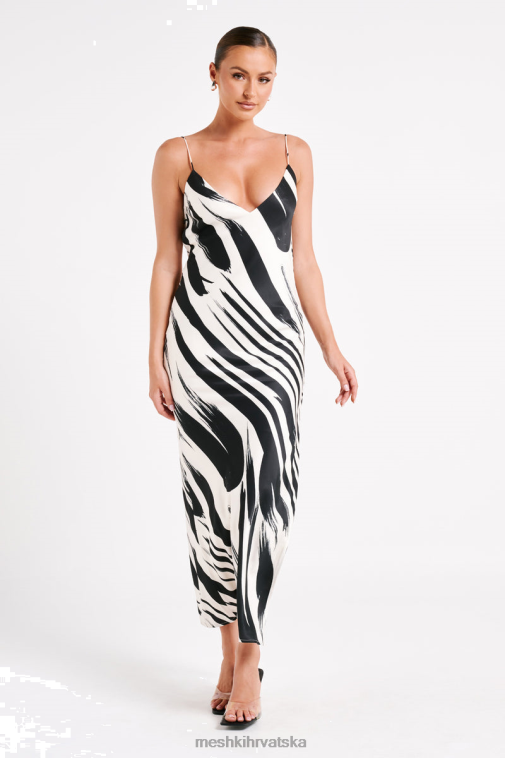 Meshki emmanuela maxi haljina s printom XH4NH17 odjeća apstraktni ispis