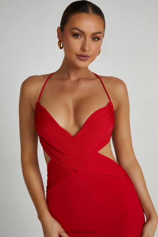 Meshki indiana uska maksi haljina XH4NH240 odjeća Crvena