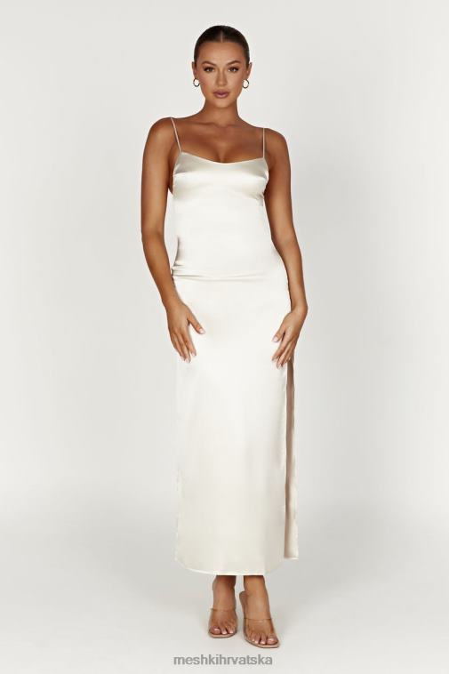Meshki jacinda satenska slip maxi haljina XH4NH373 odjeća slonovača