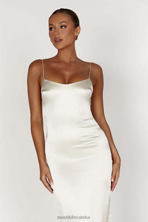 Meshki jacinda satenska slip maxi haljina XH4NH373 odjeća slonovača