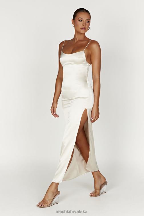Meshki jacinda satenska slip maxi haljina XH4NH373 odjeća slonovača