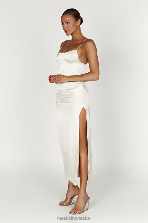 Meshki jacinda satenska slip maxi haljina XH4NH373 odjeća slonovača